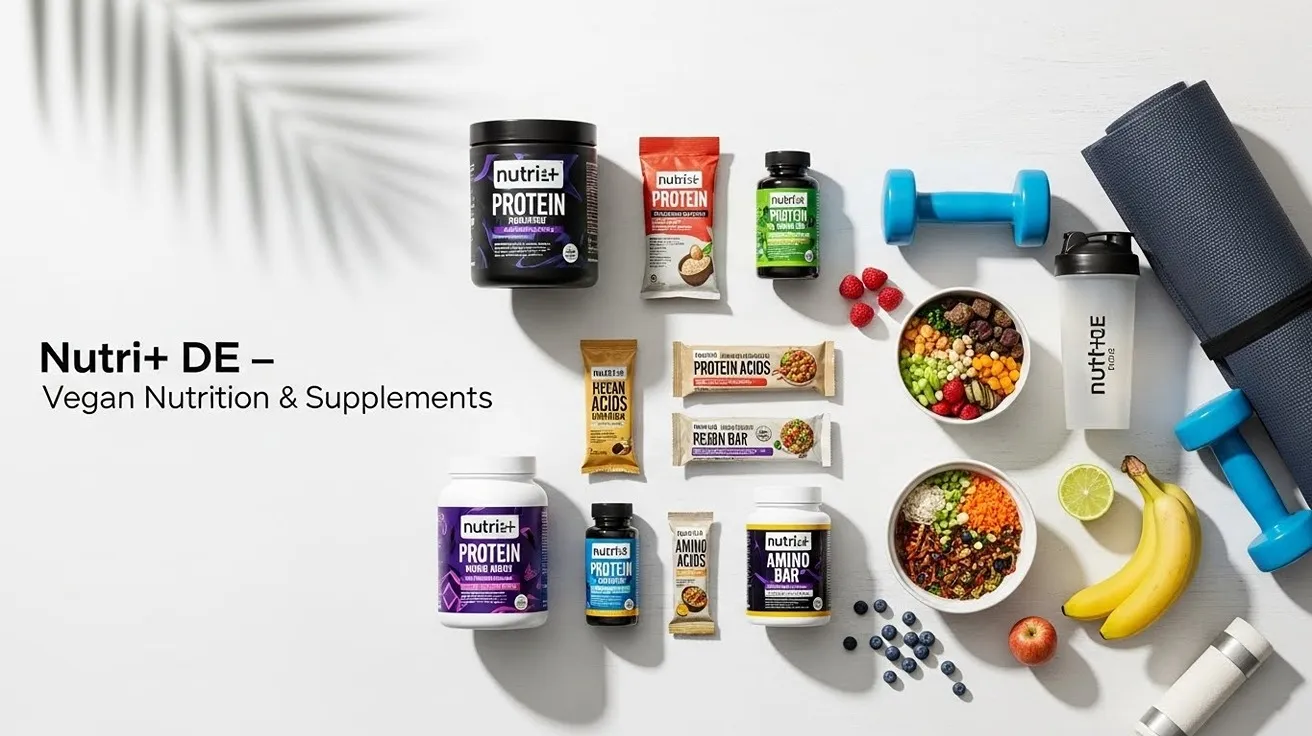 Nutri+ DE: Hochwertige vegane Supplements & Ernährung für einen gesünderen Lebensstil